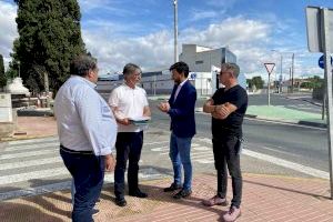 El vicealcalde Orihuela y el concejal de Infraestructuras anuncian el inicio de las obras en la avenida Marqués de Lacy de La Murada