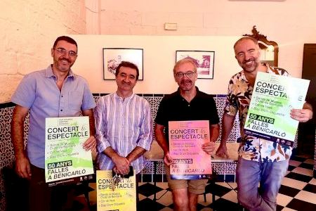 Els 50 anys de les Falles de Benicarló comencen amb un concert-espectacle amb 200 músics