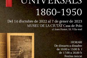 Vila-real propone un recorrido por la literatura con la exposición ‘Lletres antigues universals 1860-1950’