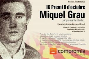 Compromís concede el noveno premio "9 d'octubre Miquel Grau" a la artista pictórica Carme Jorques