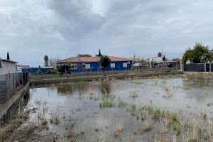 El PP pide soluciones en la Marjalería de Castellón, que ha vuelto a inundarse con las lluvias de esta semana