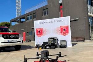 Alicante realiza una inversión millonaria en Bomberos con la compra de 2 drones, 600 trajes de intervención y 5 furgones en el SPEIS