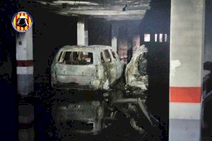 Una mujer fallecida y un hombre herido en el incendio de un parking subterráneo en Alboraya