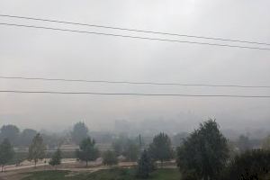 Ontinyent se llena de humo por las quemas agrícolas