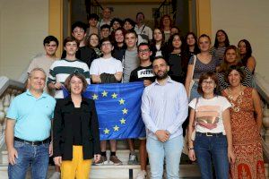 L'Ajuntament de Sagunt rep l'alumnat del programa Erasmus de l'IES Clot del Moro