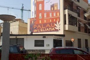 Un mural urbano recuerda el antiguo Palacio de l’Eliana