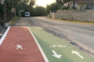 Ronchera reclama que se priorice la finalización del ciclocarril de Les Fonts y que se ilumine para mejorar la seguridad