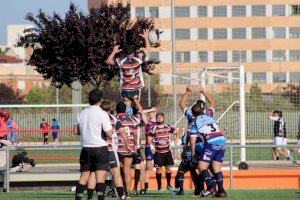 Partido del Vila-real Club Rugby Penyagolosa contra el San Roque Rugby Club