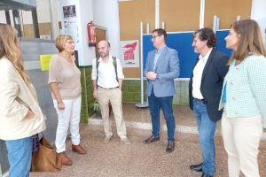 El director general d’Infraestructures Educatives visita el CEIP El Crist