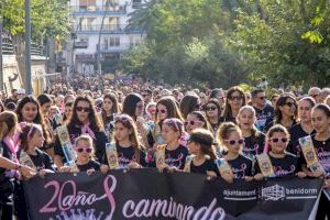 La marcha solidaria de Anémona reúne en Benidorm a más de 6.000 personas