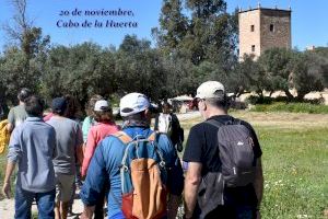 El Ayuntamiento de Alicante arranca el programa de senderos guiados y gratuitos ‘Noviembre Este’ por el Cabo y las Torres de la Huerta
