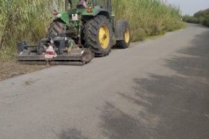 El Ayuntamiento de Almenara realiza tareas de limpieza y mejora en los caminos rurales del término municipal