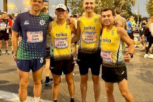 El CA Safor Teika estuvo en el Medio Maratón  de València, Cursa Popular de Daimús  y en la Carrera Contra el Cáncer de Gandia