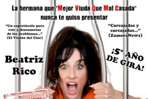 L'actriu Beatriz Rico presenta el 18 de novembre a Xàbia el seu espectacle còmic “Abans morta de convicta”