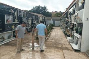 L'Ajuntament de Peníscola ultima millores en el cementeri