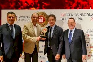 El chef valenciano Jorge de Andrés recibe un reconocimiento en los Premios Nacionales de Hostelería