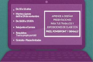 El Ayuntamiento de San Antonio de Benagéber ofrece un Curso de Informática para elaborar presentaciones