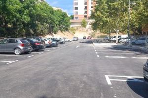 El Ayuntamiento de Paterna habilita una nueva zona de estacionamiento en Lloma Llarga con 44 plazas