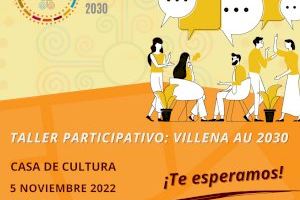 El Ayuntamiento de Villena y Foro Económico y Social convocan a un taller participativo sobre la Agenda Urbana 2030
