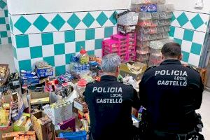 La Policía de Castelló decomisa cientos de alimentos caducados en un comercio