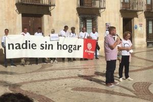 El Ayuntamiento de Elche apoya a Cáritas en su campaña para que ninguna persona se quede sin hogar