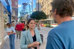 Inma Mora (PP): “La única inversión que el PSOE ha hecho en Carrús es la eliminación de aparcamiento”
