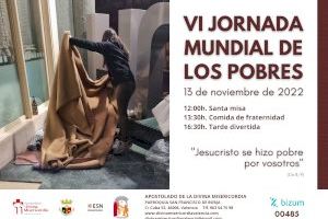 La asociación Apostolado de la Divina Misericordia de Valencia se une este domingo a la VI Jornada Mundial de los Pobres