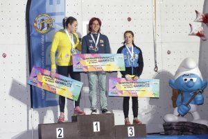 Una valenciana, medalla de oro en el campeonato de España de escalada en bloque