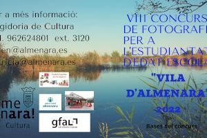 Convocado el VIII concurso de fotografía para estudiantes “Vila d’Almenara”