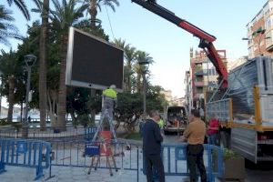 Benidorm instala tres nuevas pantallas ‘smart’ en el parque de Elche, avenida Villajoyosa y Mediterráneo