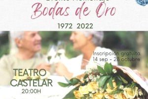 Elda rinde homenaje mañana a los matrimonios eldenses que celebran 50 años de casados