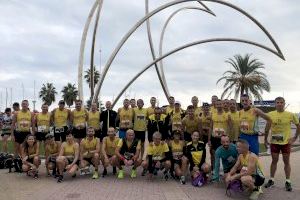 Unos 60 corredores del CA Safor Teika  disputaron la Mitja Marató  y el 10K Ciutat de Gandia