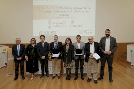 L’Institut d’Investigacions Turístiques de la UA lliura els seus premis anuals