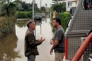 Juan Fuster (PP) pide infraestructuras para paliar las inundaciones en la zona marítima de Burriana