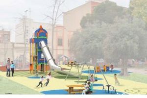 Iniciadas las obras de mejora del parque de la Plaza de la Concordia