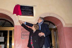 La Pobla de Vallbona dedica la plaza de la cultura al músico Miguel Llopis Bernat