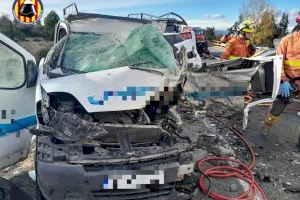 Accident mortal en la CV-60 després d'una col·lisió múltiple a Castelló del Rugat
