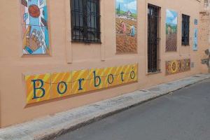 El Ayuntamiento de València acaba el mural de Borbotó dedicado a la pelota y a l'Horta