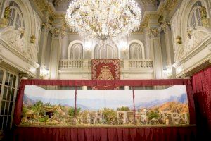Navidad en Valencia: horarios para visitar el nacimiento del Salón de Cristal del Ayuntamiento