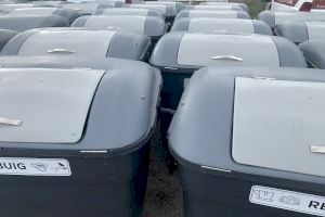 Alzira instal·la quasi 600 contenidors nous en els carrers de la ciutat