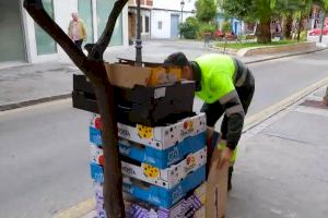 Una campaña de concienciación para reciclar papel y cartón comercial recibe el Black Friday en Paterna