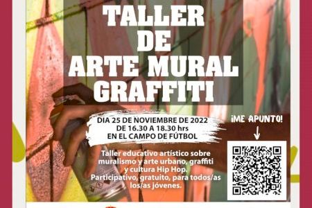 El Servicio de Juventud del Ayuntamiento de Requena realiza el III Taller de Graffiti este viernes