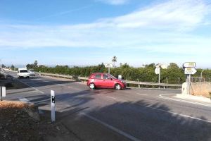 La Diputació inicia las obras para mejorar la seguridad en la carretera de Alzira a Corbera