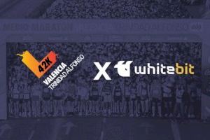 WhiteBIT se suma como patrocinador de la Maratón Valencia Trinidad Alfonso