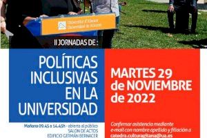 La Càtedra de Cultura Gitana organitza les II Jornades de Polítiques Inclusives a la Universitat d'Alacant