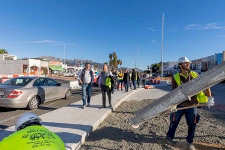 Finalizan las obras de la rotonda de Sant Pere de la 2ª fase del proyecto EDUSI de movilidad de l'Alfàs