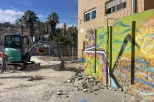 El Ayuntamiento inicia obras de mejora en el CEIP Vicente Blasco Ibáñez de la Malva-rosa