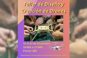 Juventud organiza un curso de diseño y creación de drones