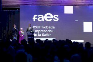Gandia anuncia a la Gala FAES la posada en marxa de l'Oficina Municipal de l'Inversor i proposa un Pacte per les Infraestructures