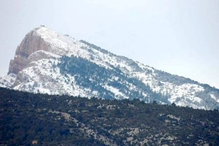 La nieve llega a la Comunitat Valenciana: la cota se sitúa en los 1.200 metros